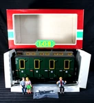 Lgb 3050 Grun Coach Car Green W Passengers & Box - Minty 1988. Fixed Price $145.00.