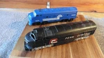 Pair Of Vtg Ho Scale Model Trains Ahm Penn Central #5050 Life Like Conrail #1639. Fixed Price $49.00.