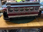 Big Gauge-bachmann 93941 Christmas Trolley Street Car Seasons Greetings Santa. Fixed Price $50.00.