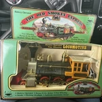 The Old Smokey Express Locomotive 1987 New Bright 122021DMT3. Fixed Price $12.99.