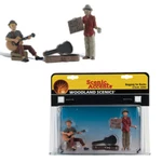 New Woodland Scenics Accents A2563 Figures Begging For Bucks Scale. Fixed Price $33.49.