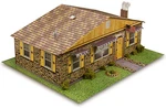 Bk 4812 1:48 Scale "sandstone Brick Rambler House" Photo Real Building Kit. Fixed Price $21.49.