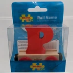 Big Jig BR011 Rails Name "p" Crafstmanship Wooden Car 3 + Years. Fixed Price $6.79.