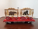 Bachmann Scale 98372 Emmett Kelly Circus Flat Car Gorilla & Bear L1605. Fixed Price $25.00.