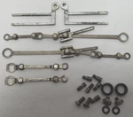 American Flyer S-gauge 342/343 Switcher Locomotive Linkage, Side Rods. Fixed Price $39.95.