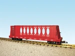 Usa Trains Scale R17414B Great Northern Center I-beam Flat Car, Green #65025. Fixed Price $71.95.