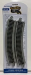 Bachmann Ez Track Ho Scale 18" Radius Curved Nickel Silver 4-PACK #44501. Fixed Price $17.99.