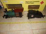 Scale Aristocraft ART21102 Great Northern 2-4-2 Rodgers Engine & Tender Box. Fixed Price $250.00.