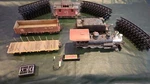 Scale Lot Bachmann Big Hauler Works! W/ 20 Tracks,remote, And Untested Battery. Fixed Price $125.00.