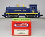 Williams 3-RAIL #634 C&o Chesapeake Ohio NW-2 Switcher NW102 Lnib Msrp $280. Fixed Price $175.00.