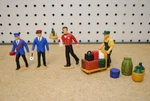 Lgb Train Station Platform Personnel Figures *g-scale*. Fixed Price $19.99.
