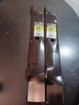 Maxpower New Mower Blade Set In Box John Deere Oem GX22151 Star Made Usa. Fixed Price $24.99.