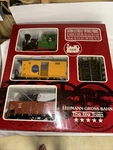 Lgb Scale 20401 Steam Locomotive Car Freight Train Set W/ Box. Fixed Price $175.99.