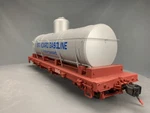 FN3 1:20.3 Ams / Accucraft Standard Gasoline Tank Car #104 G0839 Lz. Fixed Price $204.98.