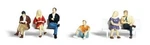 Woodland Scenic Accents People Sitting (6) - Ho Scale Model Railroad Figures. Fixed Price $15.78.