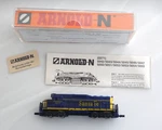 Scale Arnold 5054 Santa Fe Emd GP30 Diesel Locomotive 3277 Original Box. Fixed Price $52.00.