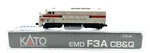 Scale Kato 176-1314 F3A Chicago Burlington Quincy #9960C Cb&q Diesel Engine. Fixed Price $213.75.