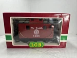 Lgb Scale #4065 Rio Grande Caboose W Lights For Train Set Layout. Fixed Price $44.99.