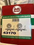 New - Lgb 43170 2 Pack Frr Field Railroad Cable Reel Car Brakeman's Platform. Fixed Price $129.99.