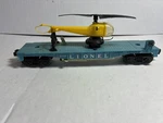 -lionel Postwar 3419 Operating Helicopter Car Teal Blue Rare!. Fixed Price $400.00.