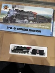 Vintage Bachmann Great Northern #1257 2-8-0 Consolidation Steam Locomotive. Fixed Price $89.00.
