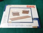 Nib Piko 62281 G Scale Wooden Sidewalk Kit (pack Of 6) Sealed. Fixed Price $40.00.