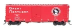 Ho Intermountain 46005-58 40' 12 Panel Boxcar Great Northern Rd# 19017. Fixed Price $34.50.
