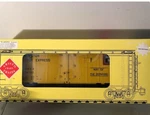 Aristo Craft Trains G-scale Burlington Steel Reefer Car ART-46259 Brex #74750. Fixed Price $120.00.