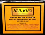 King MT-1104-3-RAIL Mth Union Pacific Hudson Die Cast Steam Engine 3225 New. Fixed Price $499.99.