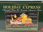 Holiday Express Animated Train Set Car New Bright Log Mill Scale. Fixed Price $54.00.