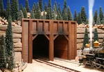 Scale Garden Railway Dbl Train Track Tunnel Portal For Use Lgb Aristocraft. Fixed Price $94.00.