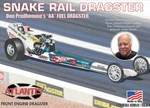 Atlantis Don Prudhomme's "snake" Front Engine Rail Dragster 1:24 Model Kit 5694. Fixed Price $32.99.