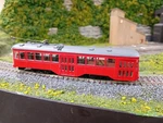 Ho Bachmann Spectrum Peter Witt Streetcar Red & Gray Dcc-only. Fixed Price $85.00.