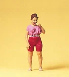 Preiser 45502 Scale Pedestrians Woman W/hot Dog. Fixed Price $27.99.
