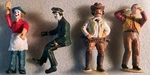 Scale - Circus Performers Clown Wagon Teamster Driver. Fixed Price $16.50.
