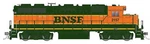 Rapido 038033 Ho Scale Emd GP38 Diesel Bnsf 2157. Fixed Price $209.99.