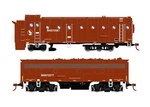 Ho-gauge Athearn Bnsf Railway Rotary Snowplow & F7B "power Car". Fixed Price $189.99.