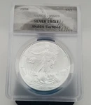 2008 American Silver Eagle Dollar Anacs MS69 Oz Fine #21831. Fixed Price $149.00.