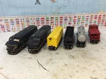 Lionel Set No. 1467W Postwar - 2032 Erie Diesel Engine Freight Cars Gauge. Fixed Price $139.95.