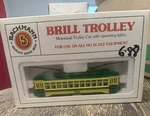 Vintage Bachmann Ho Scale Trolley Philadelphia Rapid Transit Brill #304 Box. Fixed Price $35.00.