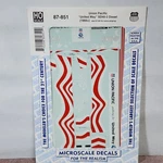 Union Pacific Rr United Way SD40-2 Diesel 1994 Micro Scale Decal 87-851 Ho. Fixed Price $6.95.