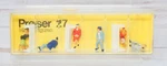 Preiser Mini-figures 27, Sitting People With Benches, Men & Woman, Ho Scale. Fixed Price $12.95.