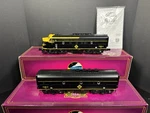 Mth 20-21459-1 & 20-21460-3 Erie F-3 Diesel Engine Ab Set #708 PS3 Lnib. Fixed Price $795.00.