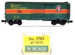 Model Power 3702 40' Box Car Great Northern #46006. Fixed Price $19.95.