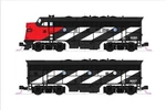 Kato Scale 106-0425 Emd F7A & F7B Diesel Locomotive Cn #9080 #9057. Fixed Price $399.99.