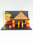Golden Wheel Shell Service Station 1:32 Scale Model Diorama. Fixed Price $40.00.