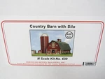 American Model Builders 630 Country Barn With Silo Rural Farm Structure Kit. Fixed Price $69.95.