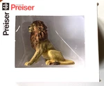 Preiser 1:25 Scale Figure # 47505 Sitting Lion ( Ships From Chicago ). Fixed Price $19.95.