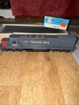 Ho Scale Athearn, SD40T-2 Diesel Locomotive, Cotton Belt Gray #8322 4502. Fixed Price $85.00.