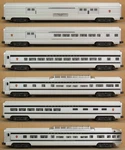 Williams LL806 Prr/pennsylvania 80' 6-CAR Aluminum Passenger Set O-gauge Nos *. Fixed Price $299.99.